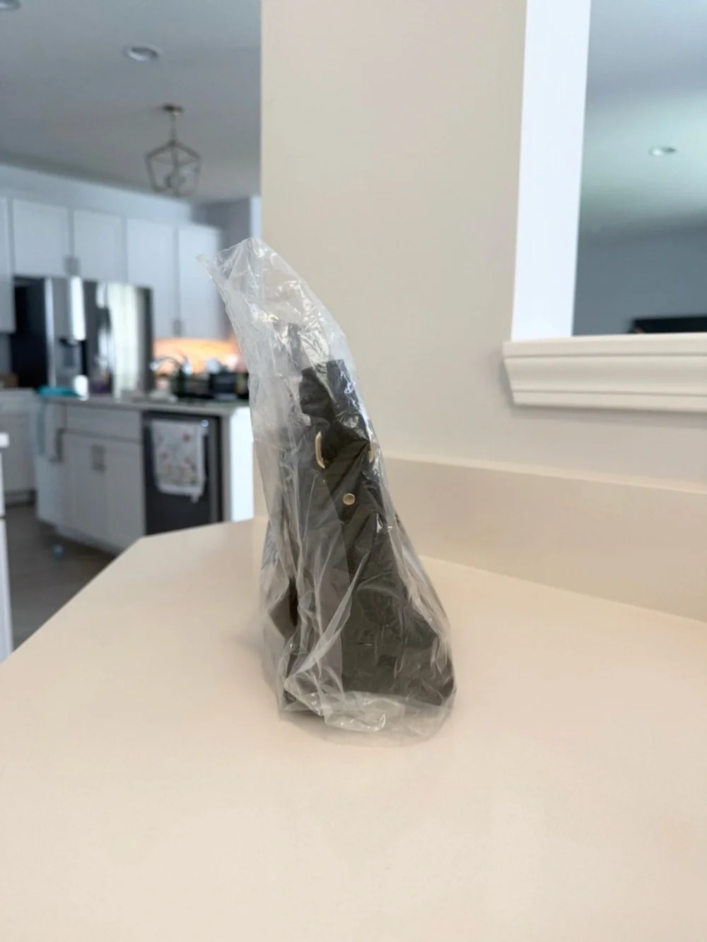 Itzy Ritzy Black Stroller Organizer with Gold Zipper - Picture 3 of 3